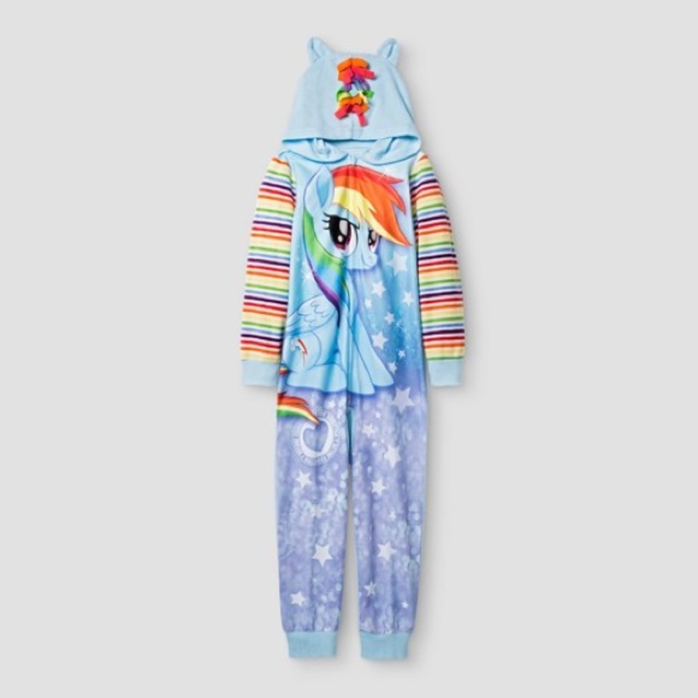 Girls’ My Little Pony Hooded Footed Sleeper